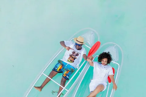Zanzibar : Kayak transparent et drone (avec prise en charge incluse)