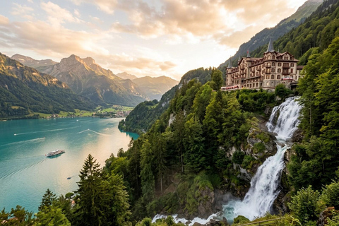 From Zurich: Four Waterfalls Private Tour