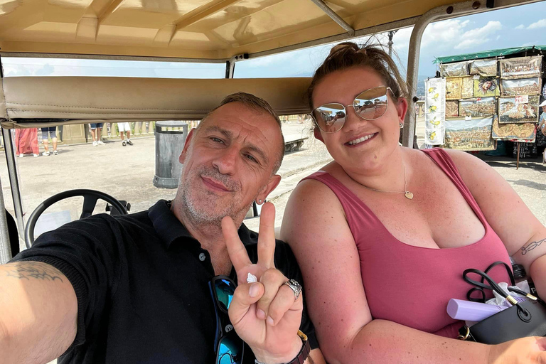 Florence: Private Guided Golf Cart Tour Senza Piazzale Michelangelo. Tour 1 ora.