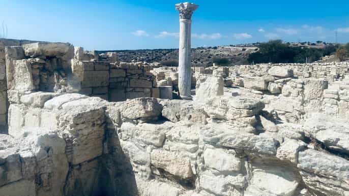 Plantaciones de cítricos y Kourion: excursión guiada en francés