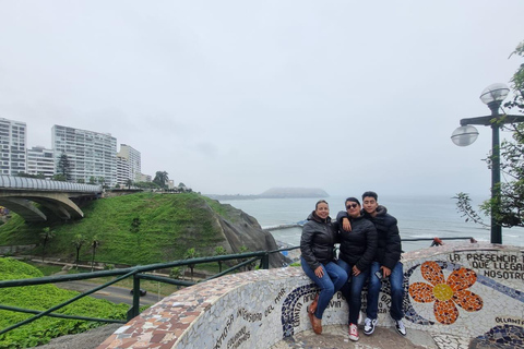 Koloniala Lima och moderna Lima med entrébiljett till katakomberna