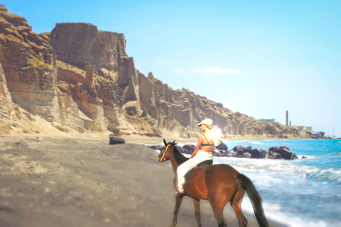 Santorini: Horseback Riding Tour on the Beach 1.5 hours Santorini: Horse Riding Tour 1.5 hours Trails & on the Beach