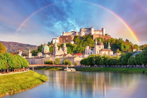 Wandeling door de oude binnenstad van Salzburg, Mozart, Mirabell-tuinen2 uur: Salzburg Oude Stad & Mirabell Tuinen Duitse Tour