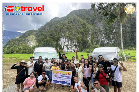 From Puerto Princesa: 4-Day Palawan Tour with Hotel