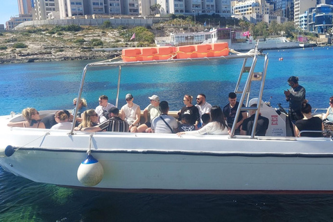 Desde San Julián Comino y la Laguna Azul en lancha rápidaSalida a las 18:30