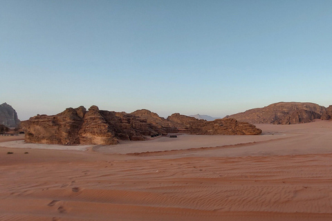 Amman or Dead Sea: Petra & Wadi Rum Jeep Tour and Dinner. From Amman: Tour to Petra and Wadirum with Guide in Petra.