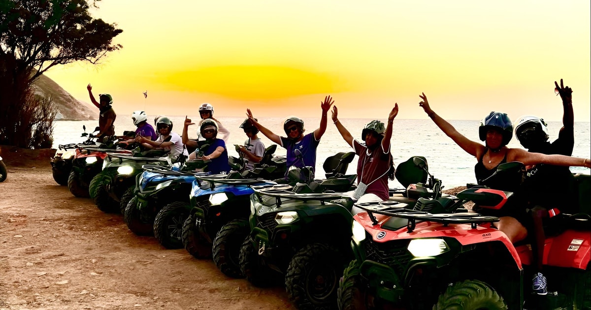 Crete: Sunset Quad Tour & Ghost Town Visit