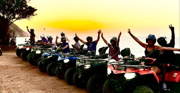 Agia Pelagia: Sunset or Morning Quad Tour & Ghost Town Visit