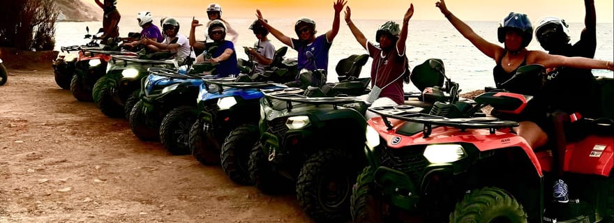 Agia Pelagia : Excursion en quad au coucher du soleil ou le matin et visite de la ville fantôme