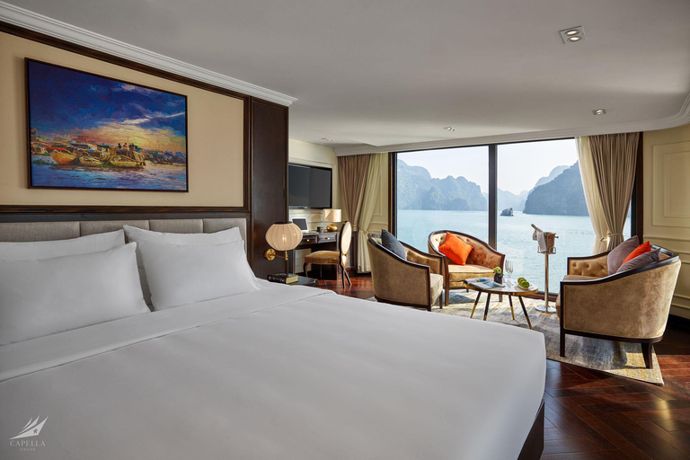 Hanoi: 2-Day Lan Ha, Halong 5-Star Cruises w/Balcony,Bathtub From Hanoi: 2 Days Halong 5 Stars Cruise w/ Balcony, Bathtub