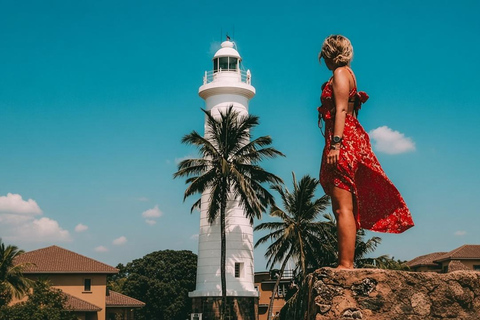 From Colombo: Galle Fort & Jungle Beach Tour with Shopping