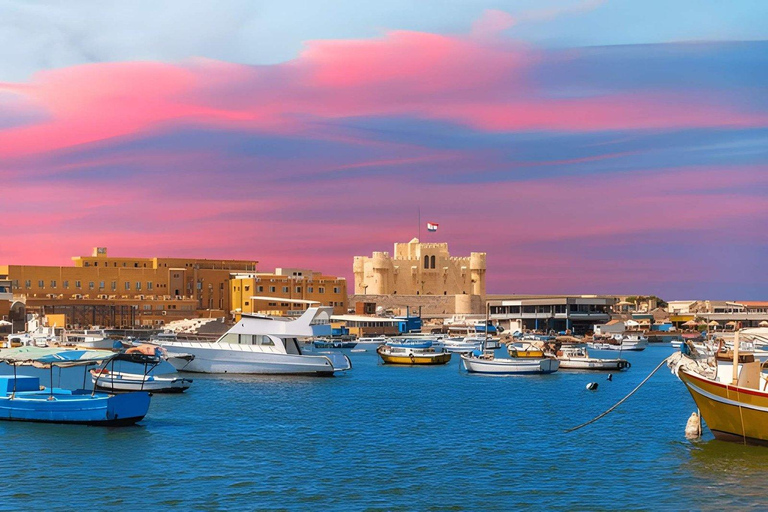From Cairo: Alexandria Catacombs, Library & Qaitbay Citadel Private Tour