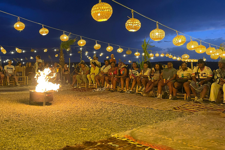 Marrakech: Agafay Desert Quad, Camel Ride & Dinner Fire Show