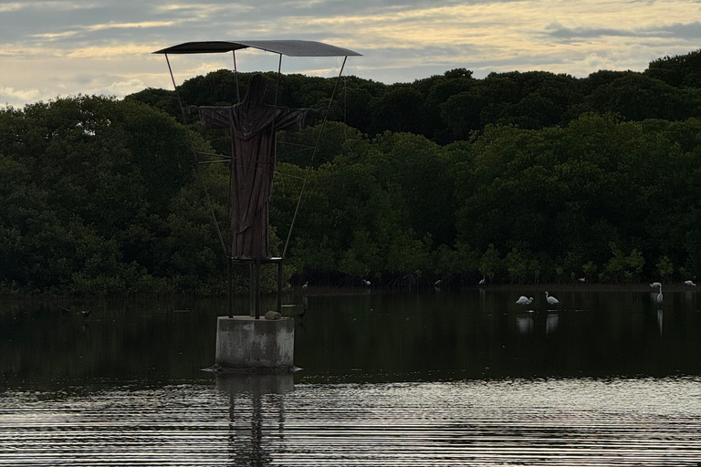 Tour en barco al atardecer por la laguna de Negombo y el canal holandésTour en barco por la laguna de Negombo y el canal holandés al atardecer