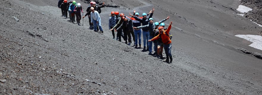 Trekking à 3000 mètres sur l'Etna