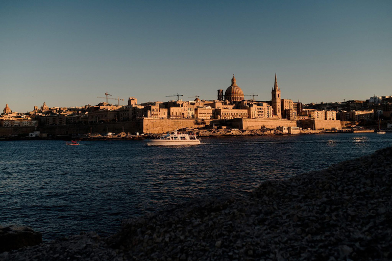 Full Day Round Malta Boat Trip — Hot Lunch & Swimming Stops