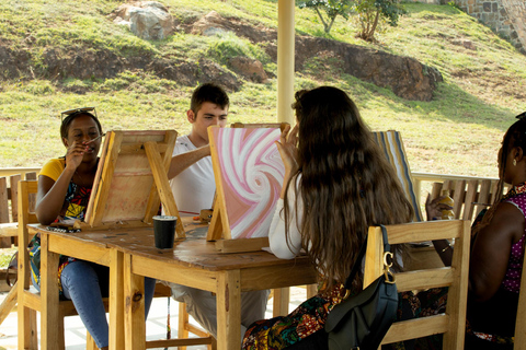 Traditional Umogogo Painting with an Incredible ViewUmugongo Paint Experience: Exploring Traditional Rwandan Art