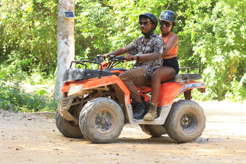 Playa del Carmen : Aventure en quad, tyrolienne et piscine naturelle