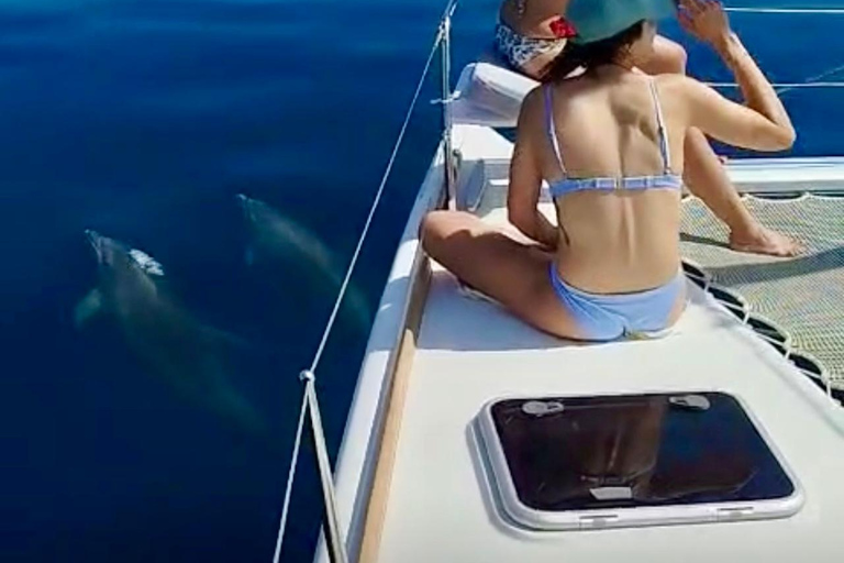 Benalmádena: Sailing & Dolphin Watching with Snacks/Drinks 2-hour PRIVATE up to 12 people
