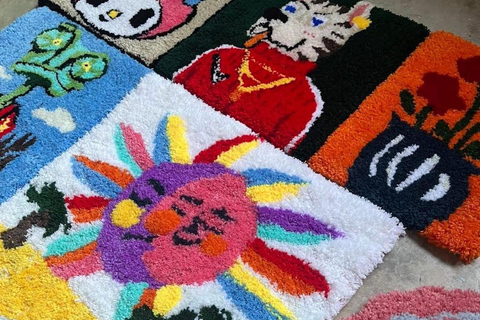 Pattaya: Rug Tufting Workshop at an Art Studio Café