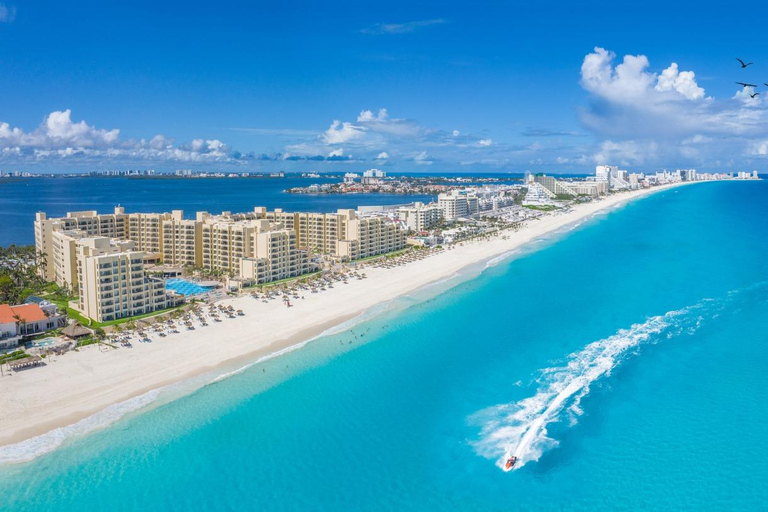 Cancun: Passeio de barco com fundo de vidro