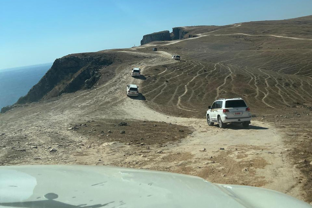 Fazayah Beach-äventyr: Offroad-utflykt med fyrhjulsdriven bil från Salalah