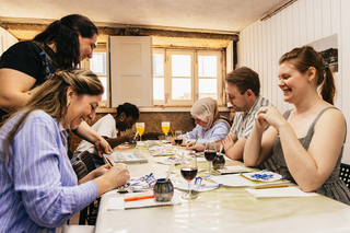 Porto: Tile Painting Workshop with Port Wine - Sé do Porto