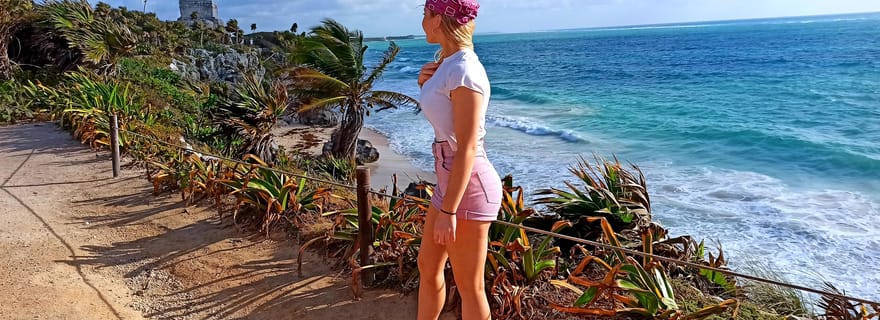 Tour privé Tulum : Site archéologique Tortues Plongée en apnée Cenote Plage