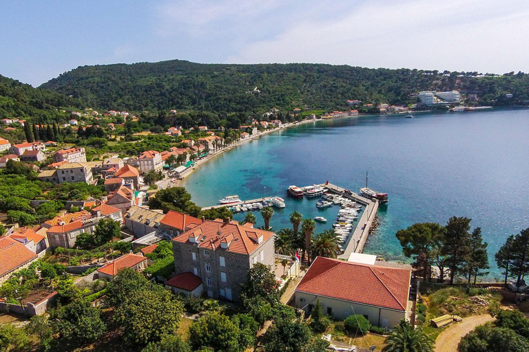 Dubrovnik/Cavtat: Blue Cave & Elaphiti with Food/Drinks From Dubrovnik Old Town