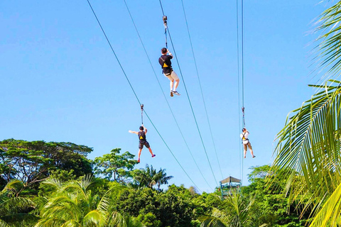 Privé: Puerto Plata Zip-Line Thrill ExperiencePrivé: spannende zip-line-ervaring in Puerto Plata