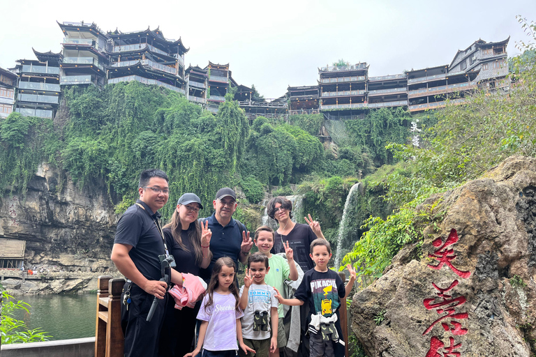 From Zhangjiajie: Guzhang Red Stone Forest & Furong Town