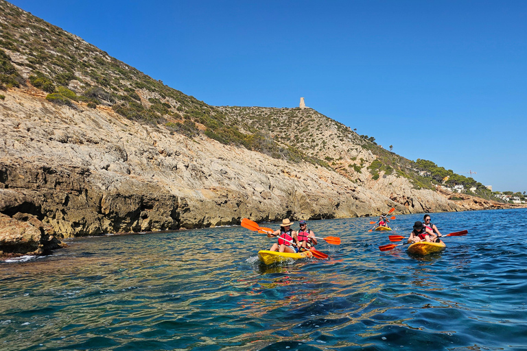 Dénia: Excursión en kayak por la Cova Tallada