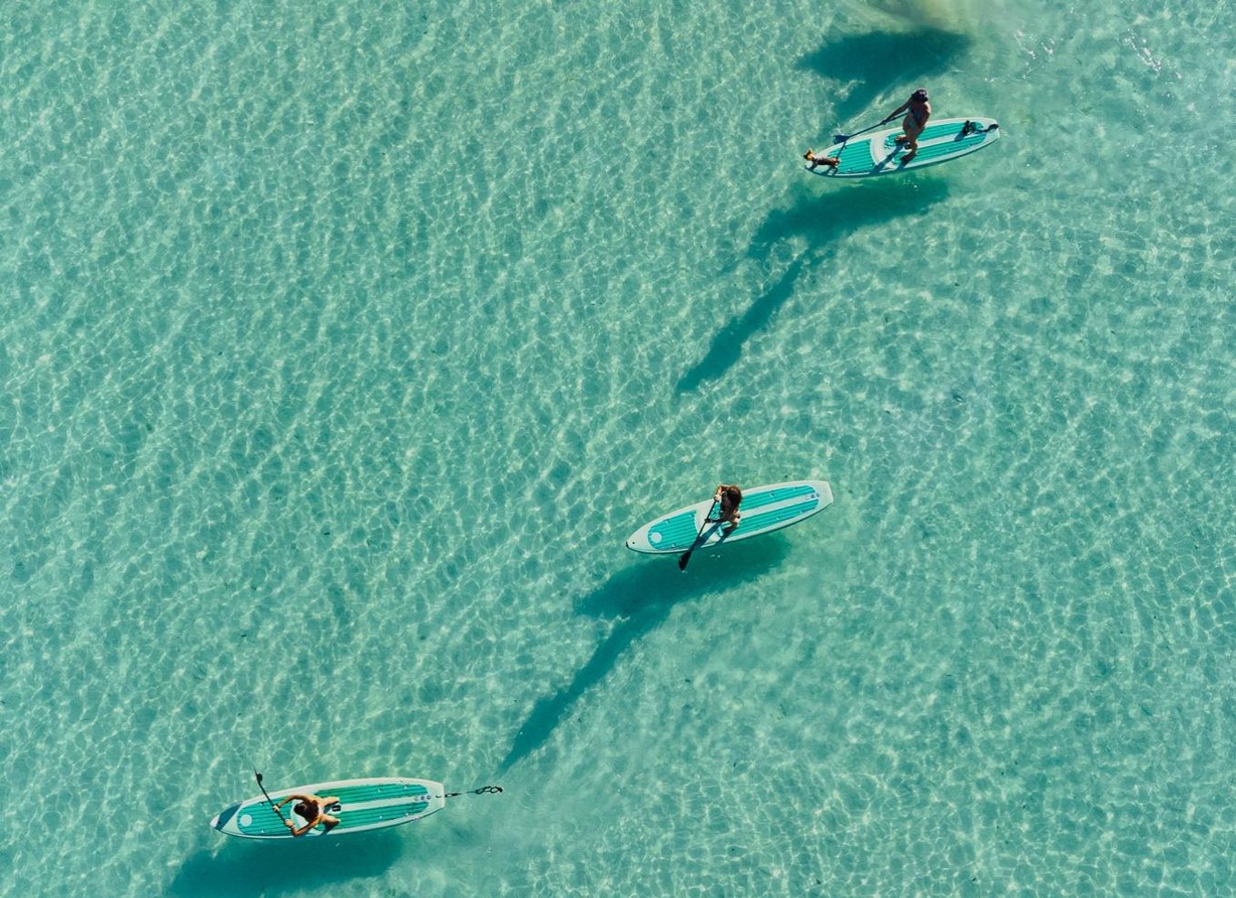 Bacalar: Standup paddleboard-tur ved solopgang med morgenmad