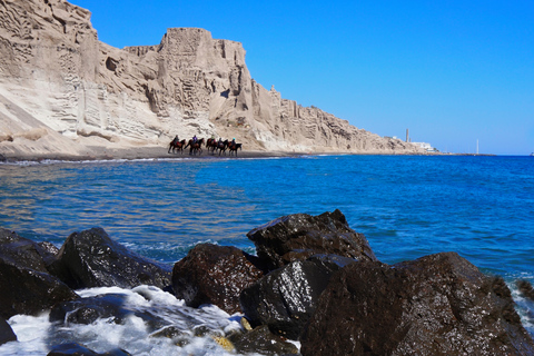 Santorini: Horseback Riding Tour on the Beach 1.5 hours Santorini: Horse Riding Tour 1.5 hours Trails & on the Beach