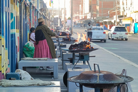 La Paz-El Walking-cable car Tour and the real witches market