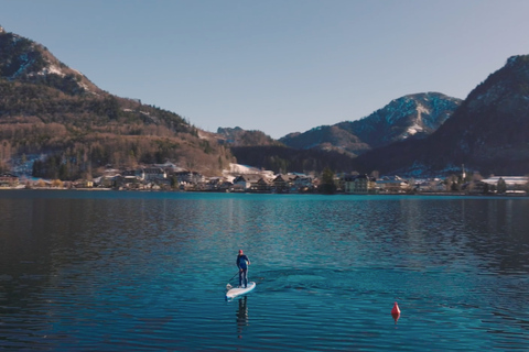 Fuschlsee : Stand-Up Paddleboard hivernal guidé et thé