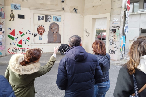 Lyon - gatukonst Gatukonst i stadsdelen Croix Rousse