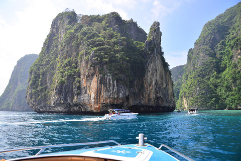 Van Phi Phi: Zonsopgang Maya Bay, Pileh Lagoon SpeedboottochtVan Phi Phi: Maya Bay, Pileh Lagoon Hele dag Speedboottocht