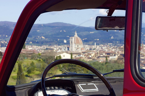 Parabéns Fiat 500! Panorâmica guiada da Praça Michelangelo