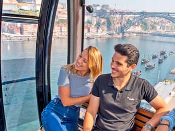 Porto: Excursão a pé, Livraria Lello, Barco e Teleférico