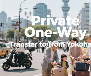 Cidade de Tóquio: Transfer privado de ida ou volta para/de Yokohama (porto)