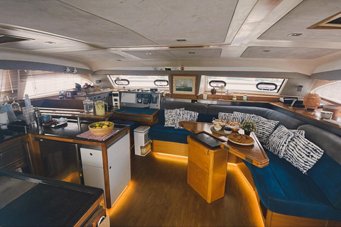 Lisbon: Sailing Experience on a Exclusive Catana 50 Lisbon: Private 2-Hour Catamaran Tour on the Tejo River