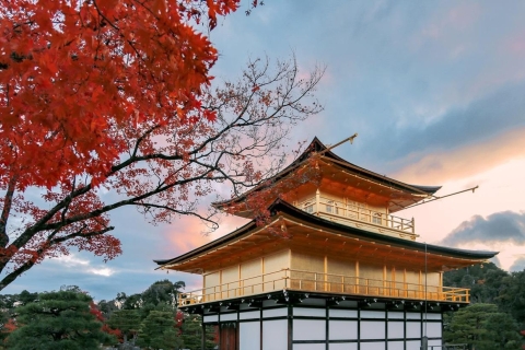 Kyoto 1-Tages-Tour: Kiyomizu-dera, Kinkakuji und Fushimi InariOsaka Nipponbashi Abholung 8:30