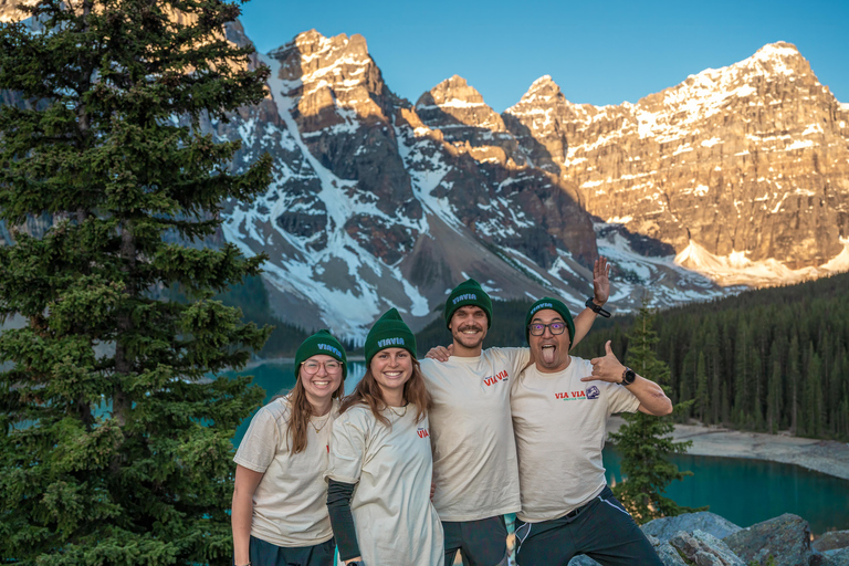 Moraine Lake Sunrise & Lake Louise Golden Hour Experience