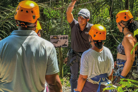 Panama City: Canopy, a 10-line adventure circuit, Gamboa
