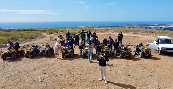 Tenerife: Teide Volcano Sunset Quad Bike Tour with Drinks