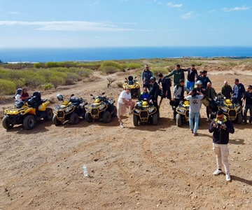 Tenerife: Teide Vulkaan Zonsondergang Quad Bike Tour met drankjes
