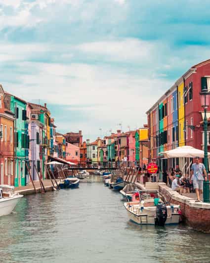 Murano, Burano, Torcello: tour in barca, vetro soffiato, museo del merletto