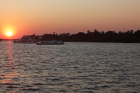 Crucero en barco por el Zambeze al atardecer