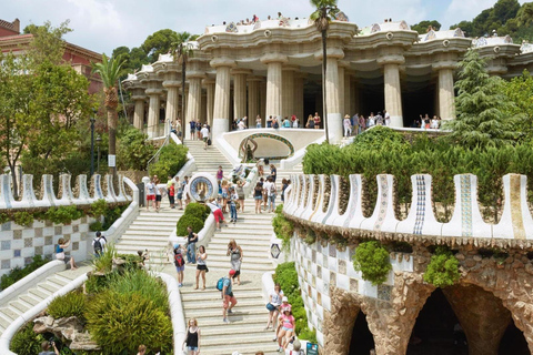 Barcelona in 1 Day: Sagrada Familia & Park Guell with Pickup Barcelona in 1 Day: Tour in Spanish